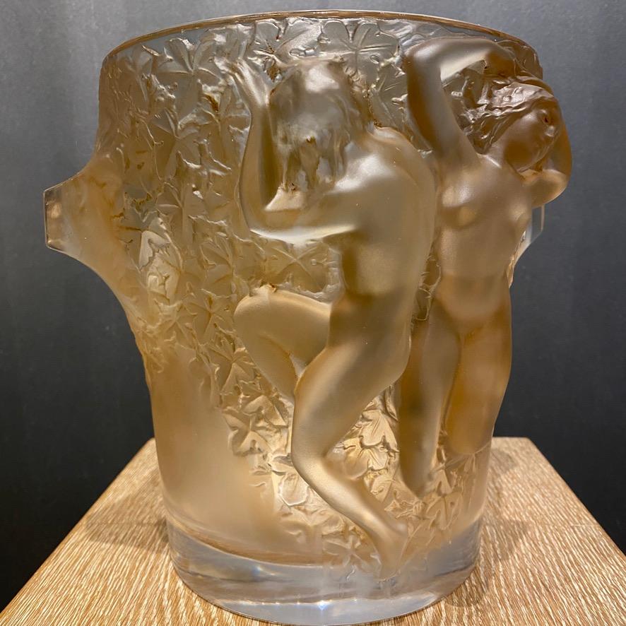 A Ganymede Champagne Bucket by Maison Lalique  For Sale 1