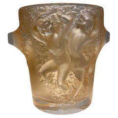 Vintage A Ganymede Champagne Bucket by Maison Lalique 