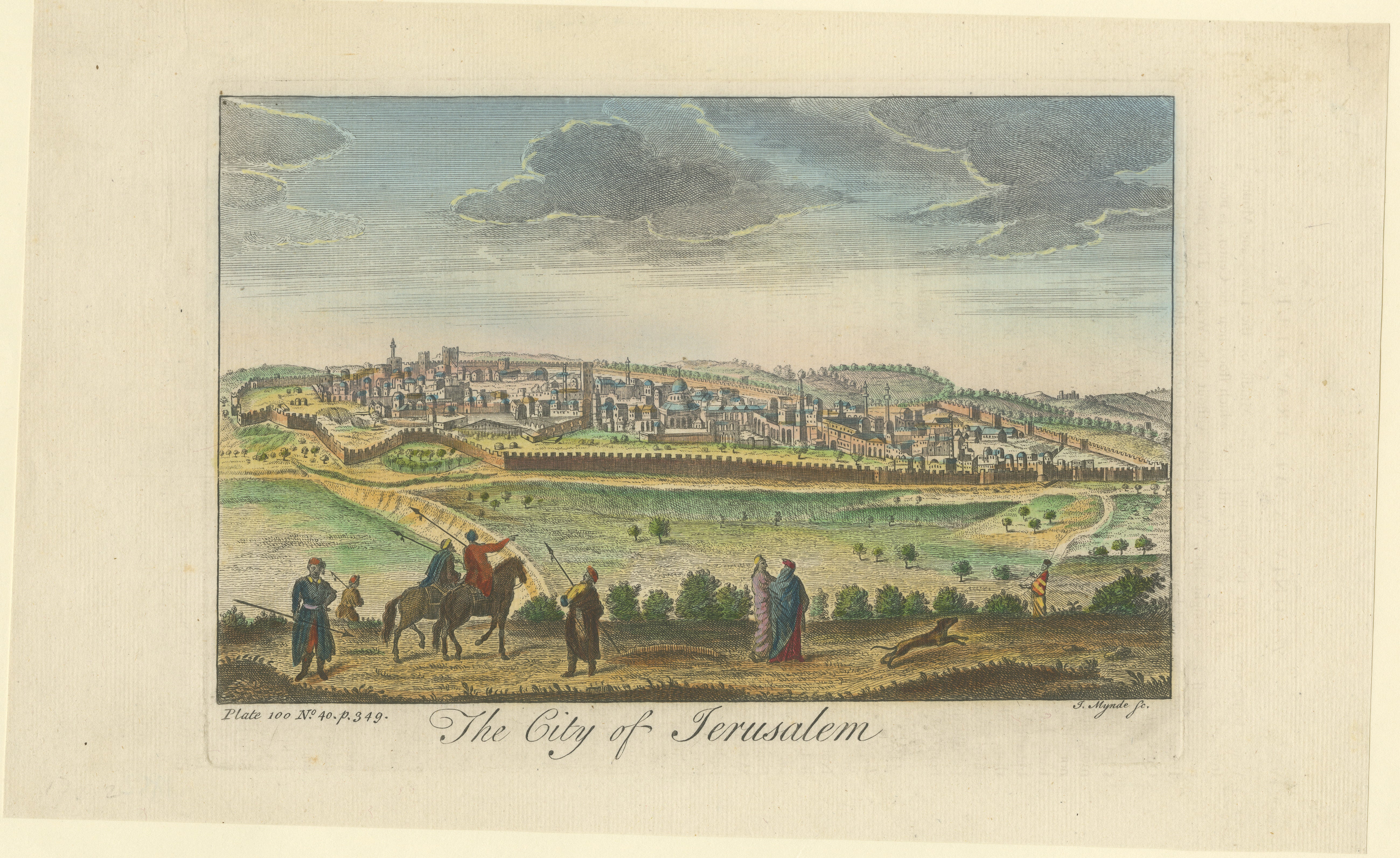The print is signed by the artist 