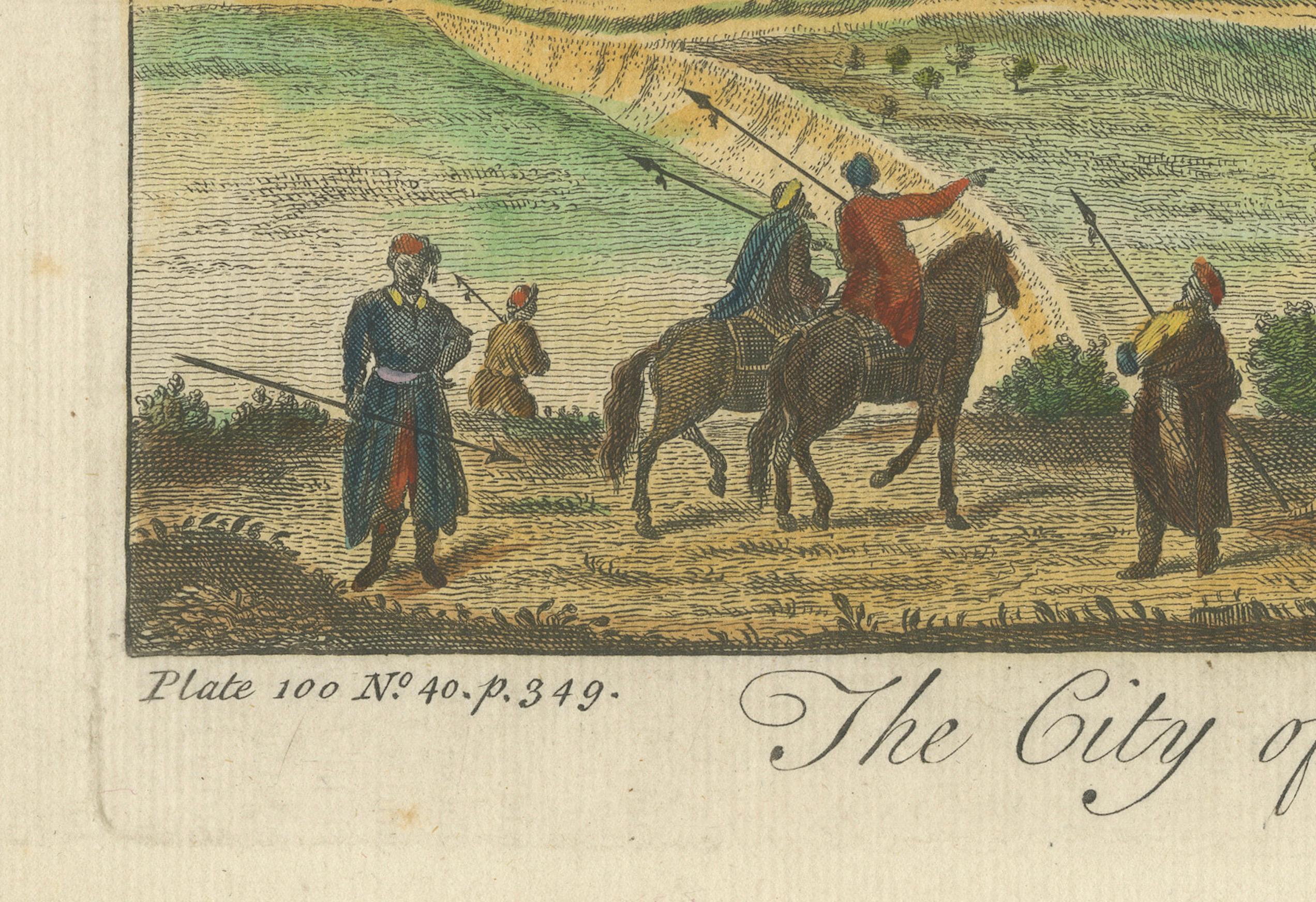 Mid-18th Century A General View of Jerusalem in the Early Part of the 18th Century