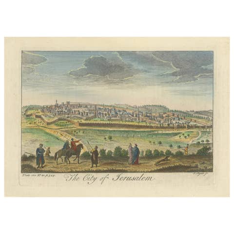 A General View of Jerusalem in the Early Part of the 18th Century" (circa 1752)