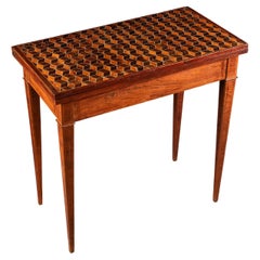 Genovese Parquetry Card Table