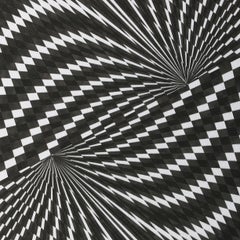 A Geometric Collage by Hungarian Artist Laszlo Molnar