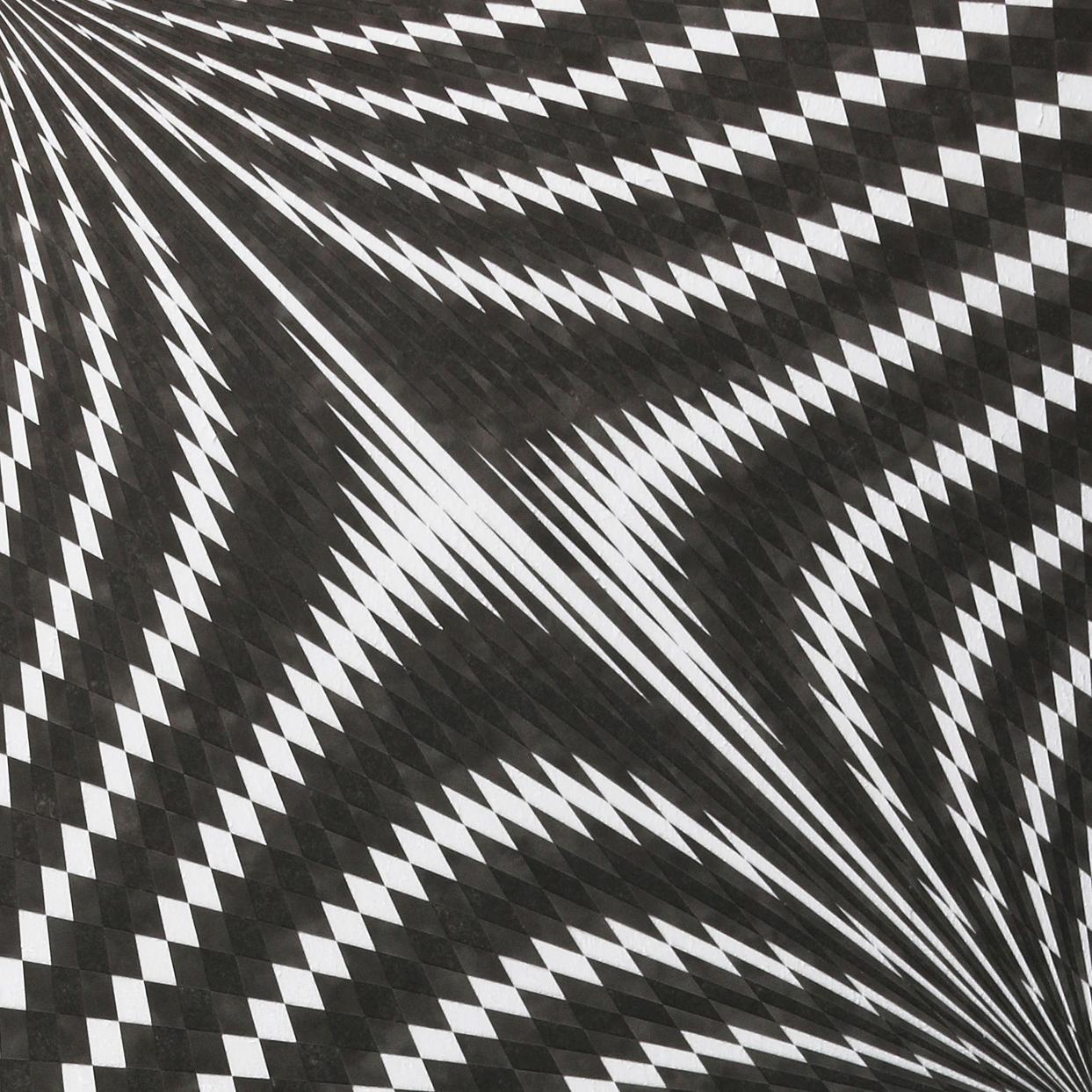 Un collage geométrico del artista húngaro Laszlo Molnar Húngaro en venta
