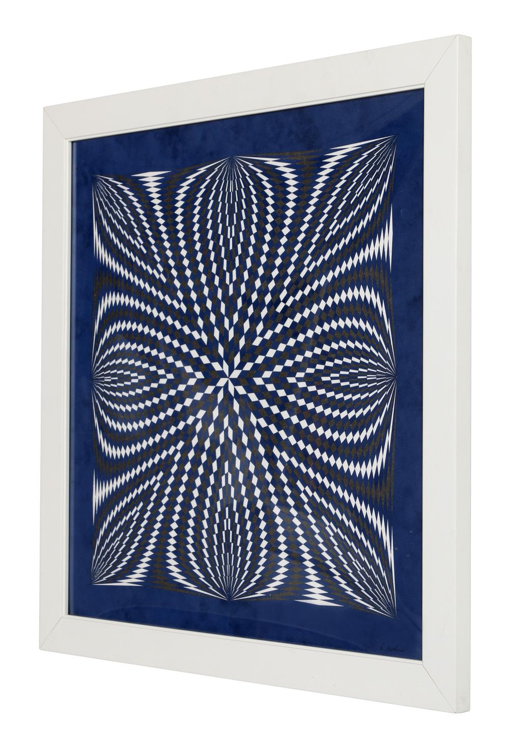 Ungherese Un collage geometrico di Laszlo Molnar