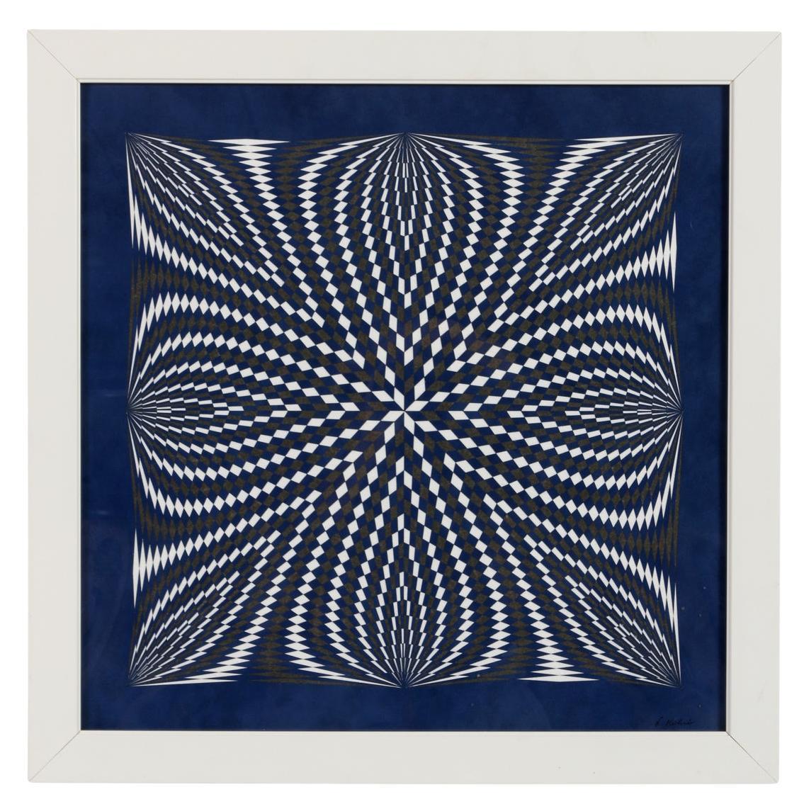 Un collage geometrico di Laszlo Molnar
