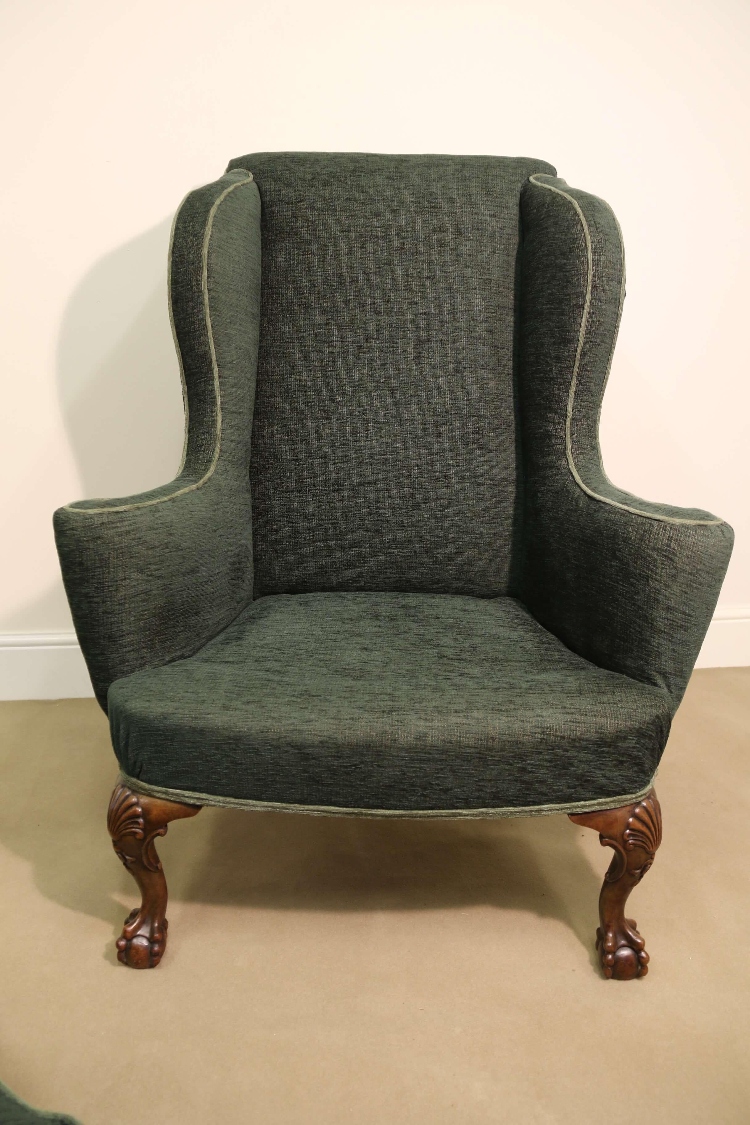 George I Style Winged Armchair 10