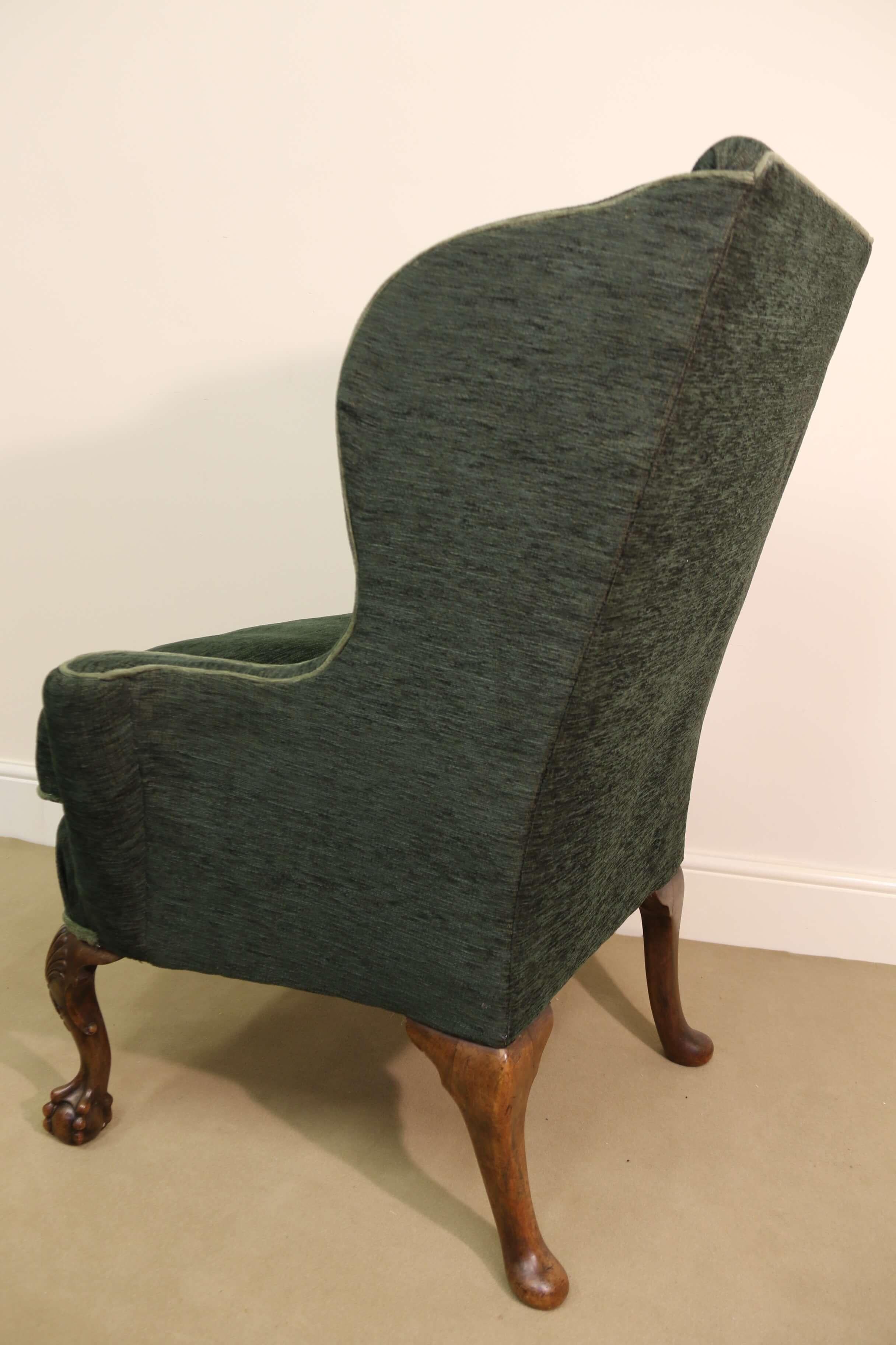 George I Style Winged Armchair 1