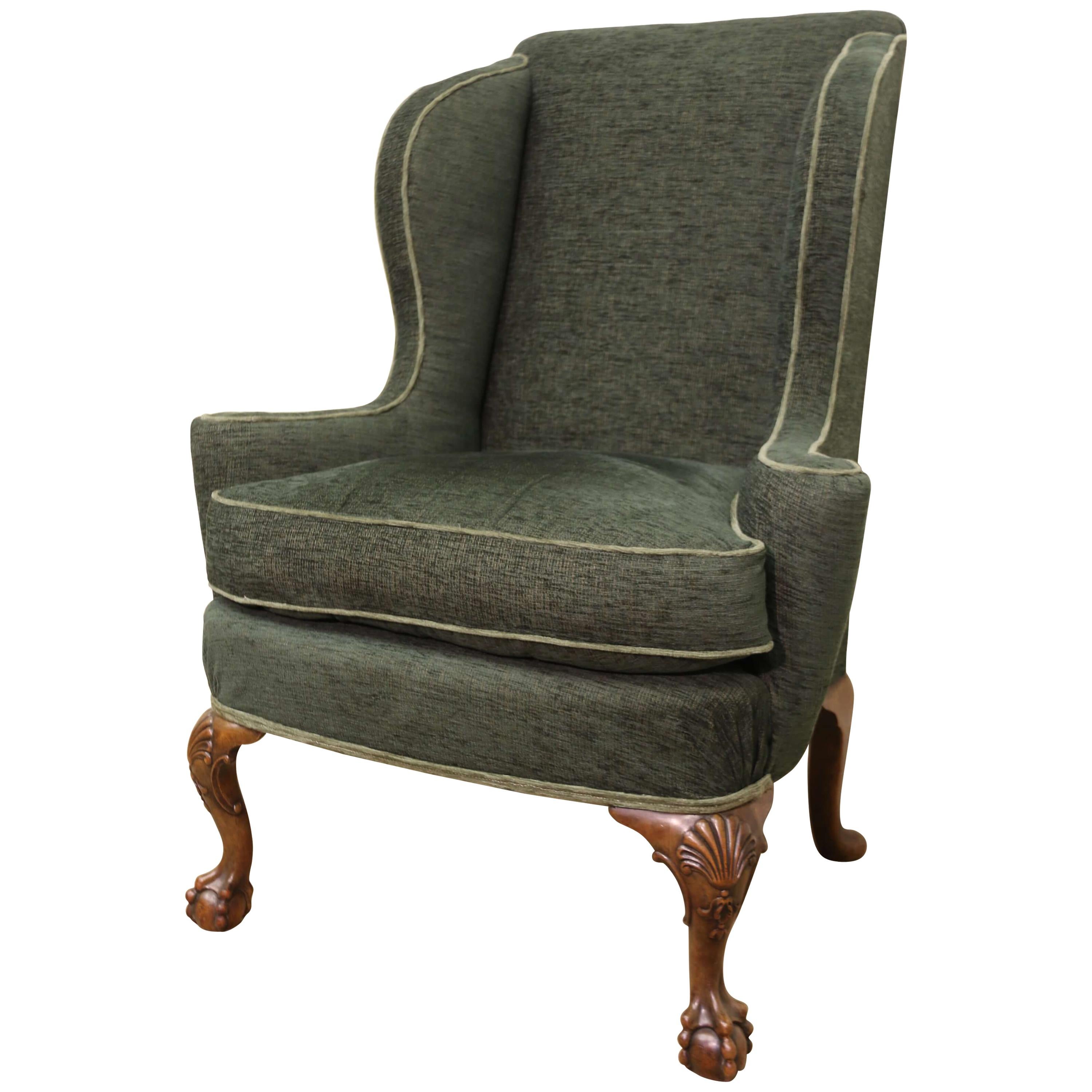 George I Style Winged Armchair