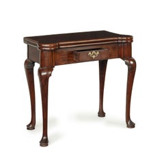 A George I walnut card table