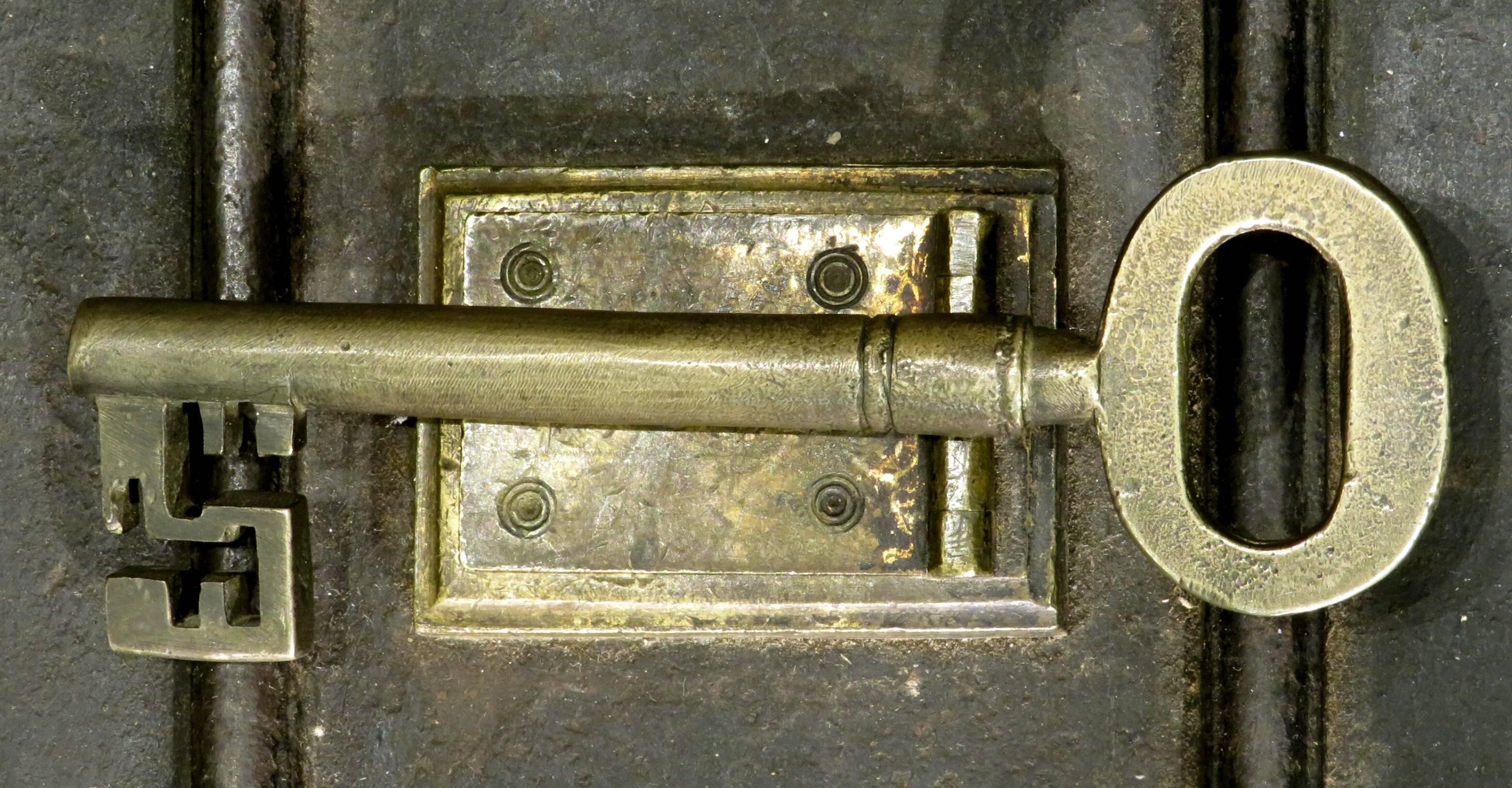 George II Cast Iron Strong Box Attributed to Humphrey Gainsborough 2