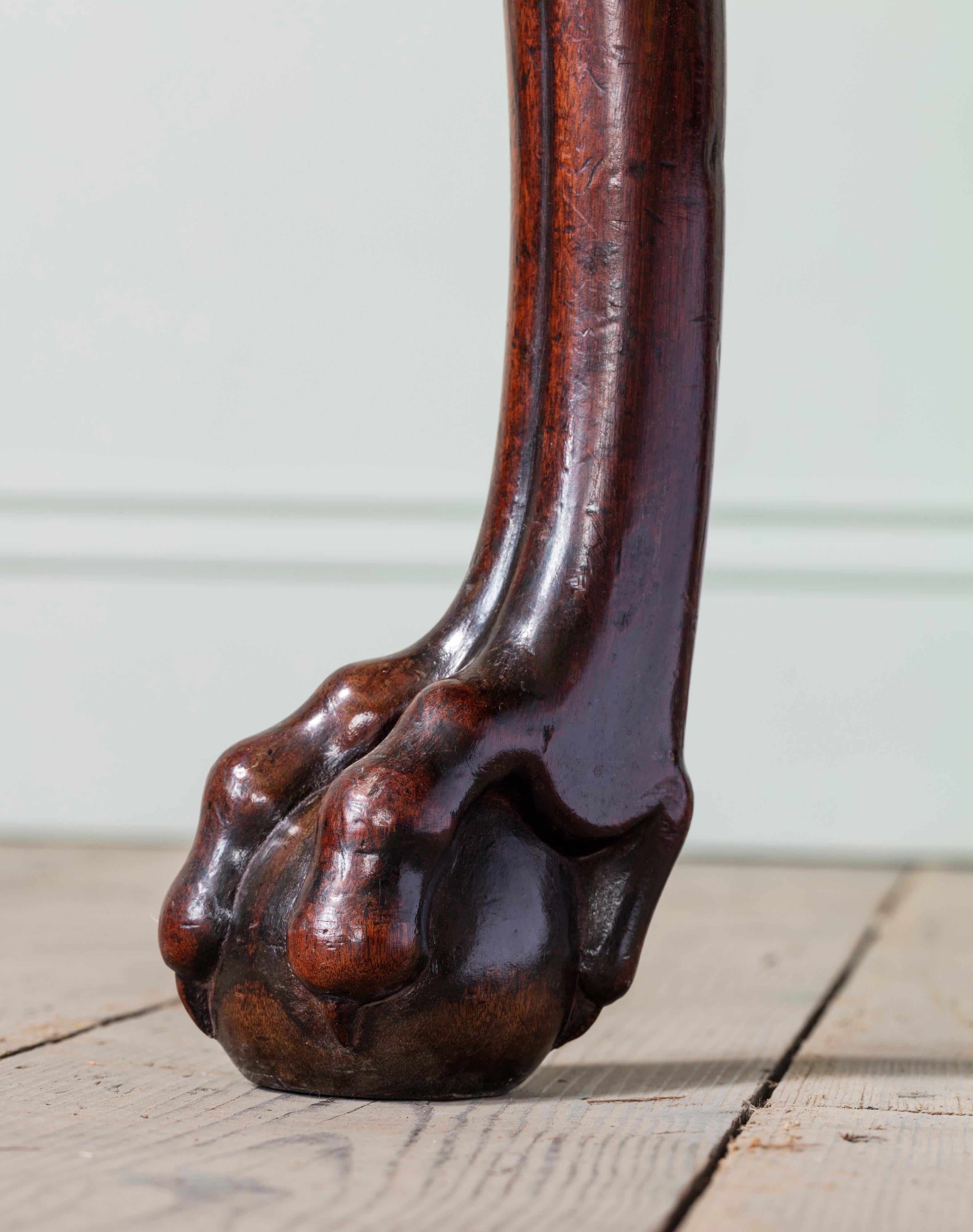 Carved A George II Mahogany Console Table For Sale