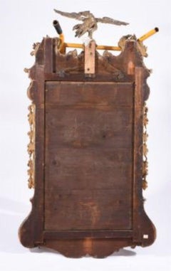 A George II Mahogany & Parcel Gilt Mirror, mid 18th Century