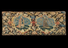 George II Mahogany Settee Upholstered in Needlework, circa 1740