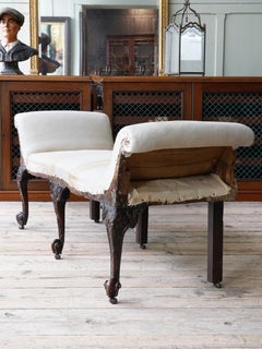 George II Mahogany Window Seat