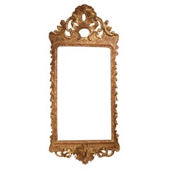 George II Period Carved Gesso Mirror