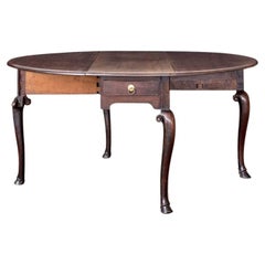 A George II Red Walnut Gateleg Drop Leaf Table