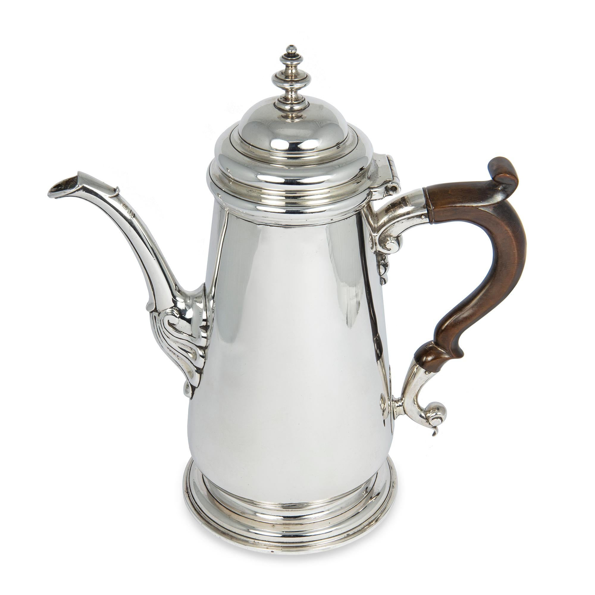 antique silver coffee pot value