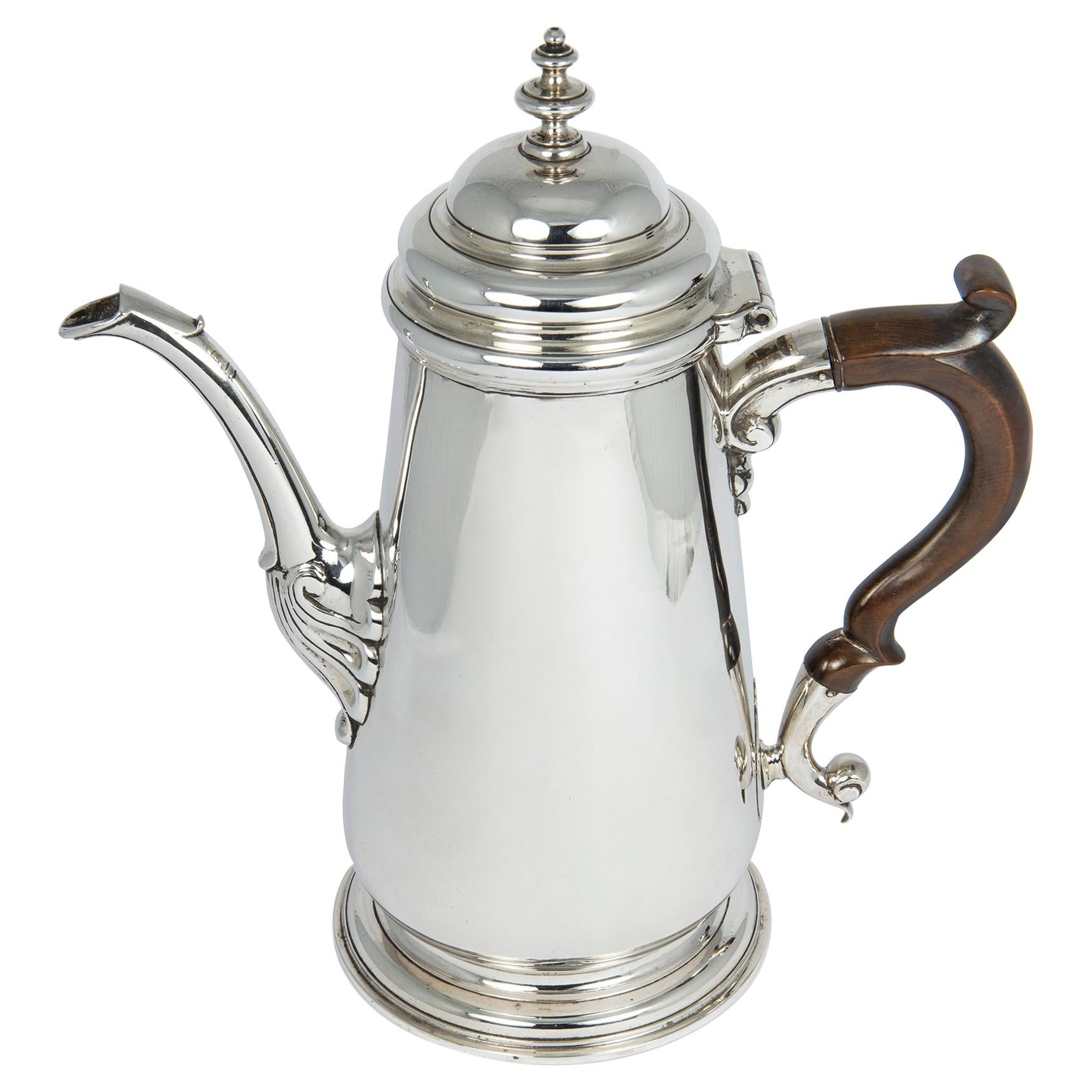 George II Sterling Silver Coffee Pot