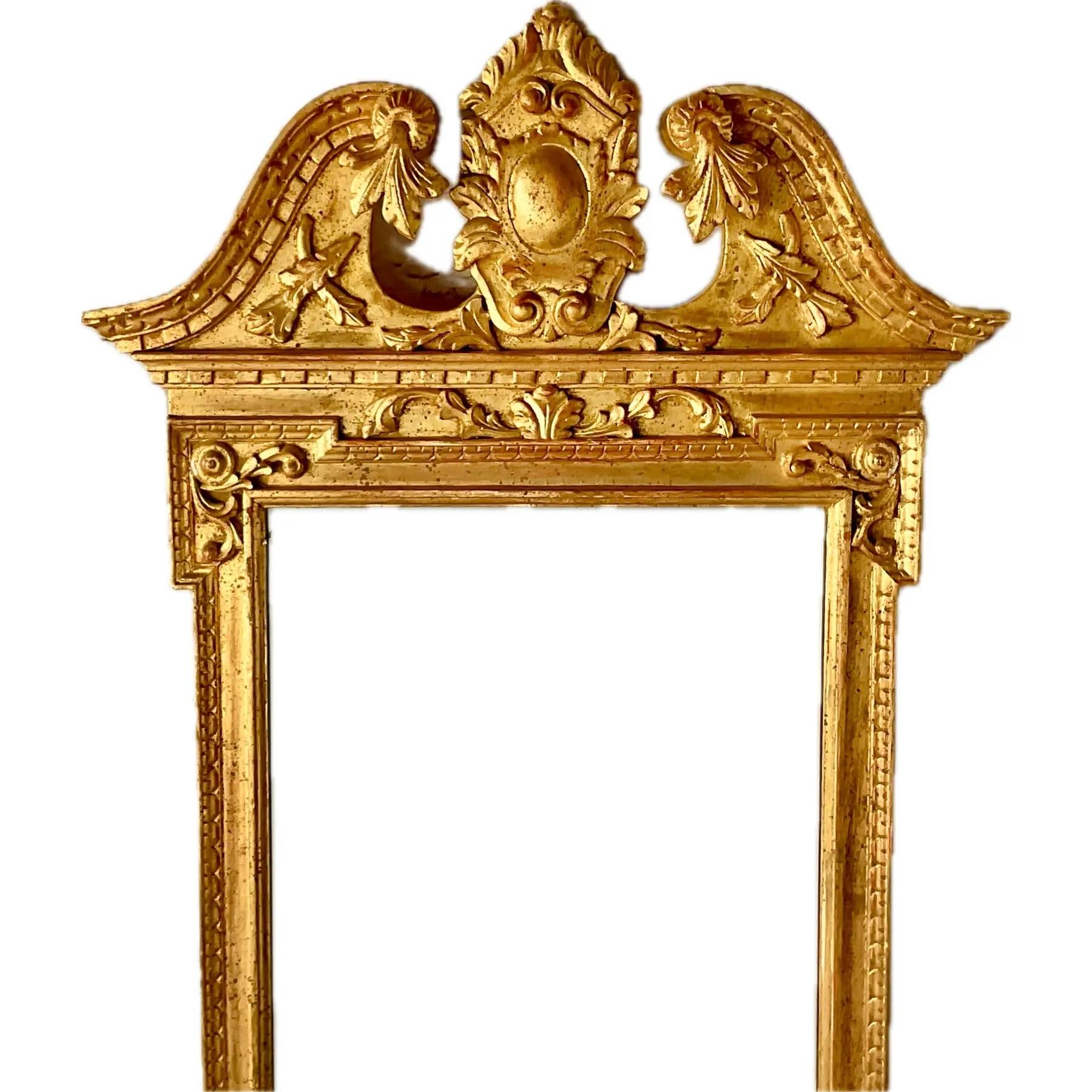 A George II Style Giltwood Mirror For Sale 1