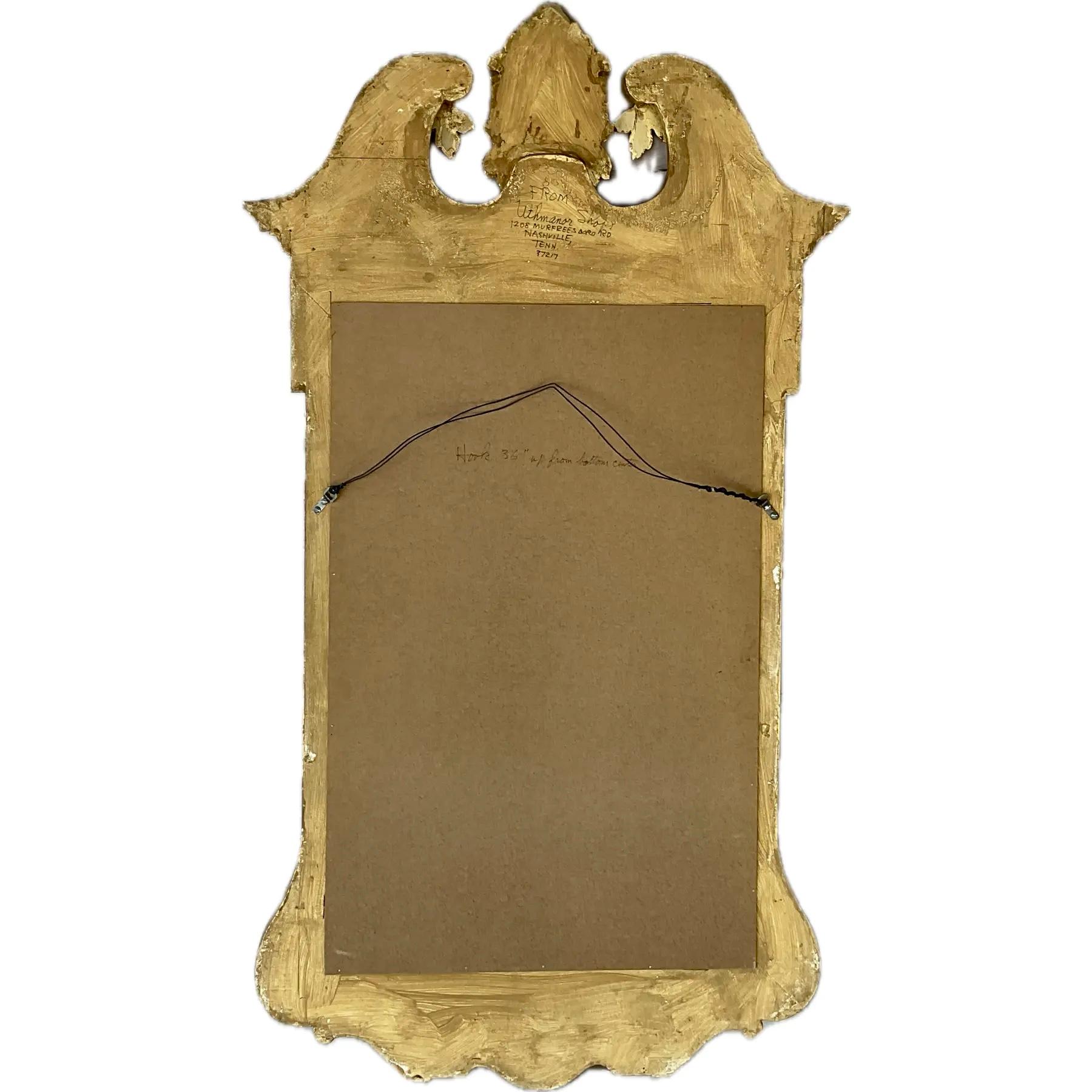 A George II Style Giltwood Mirror For Sale 3