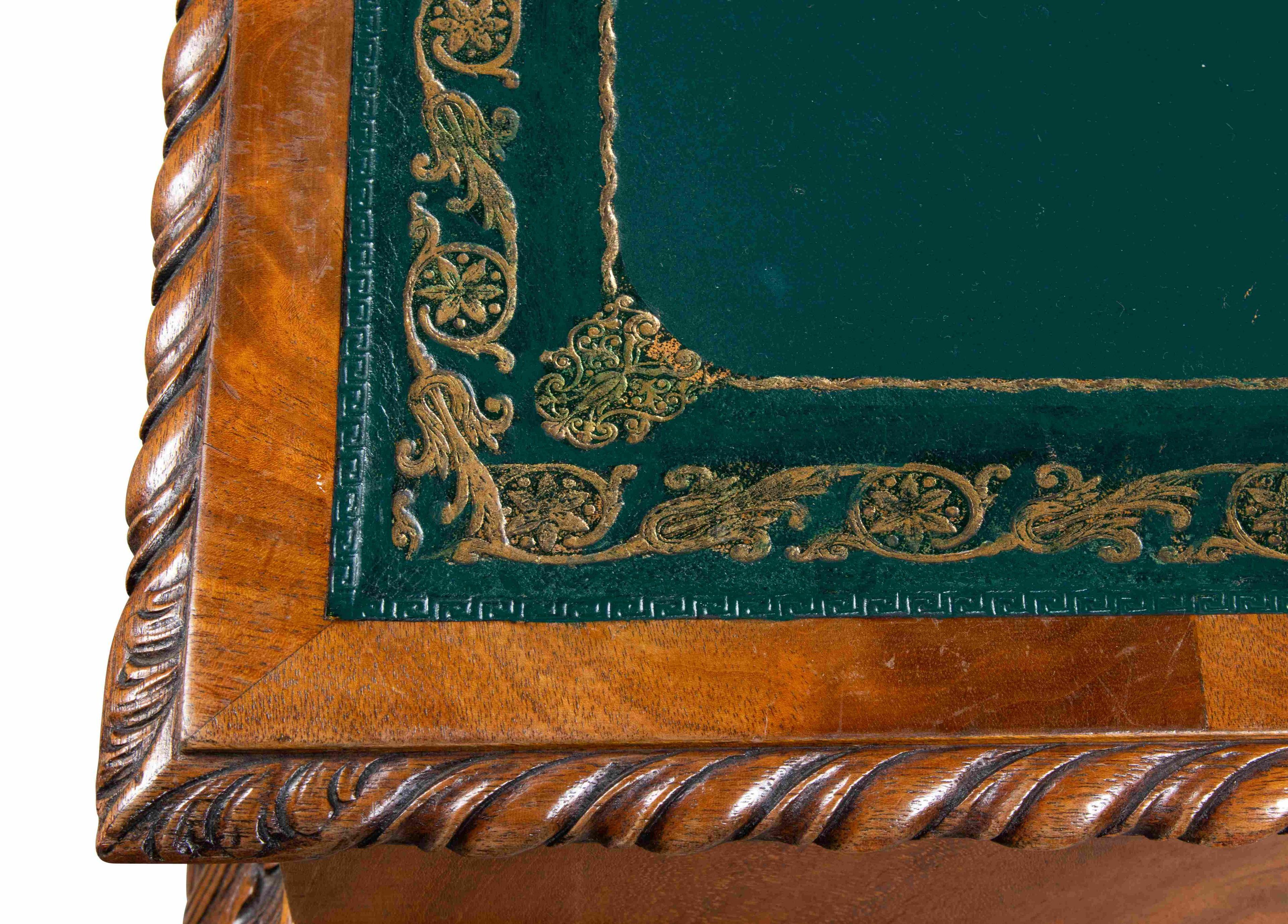 George II Style Mahogany Writing Table 1