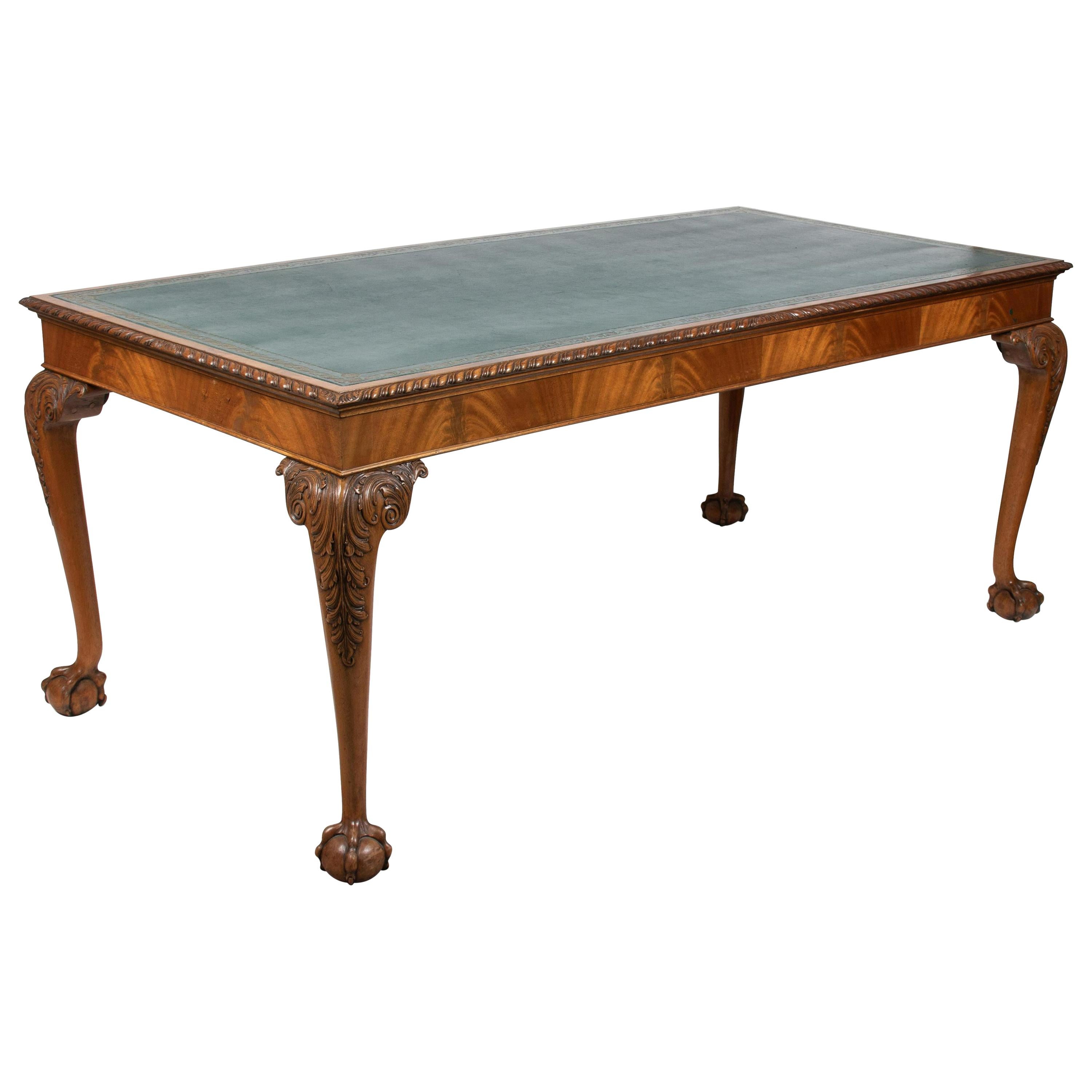 George II Style Mahogany Writing Table