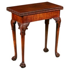 A George II Tea Table with Concertina Mechinism