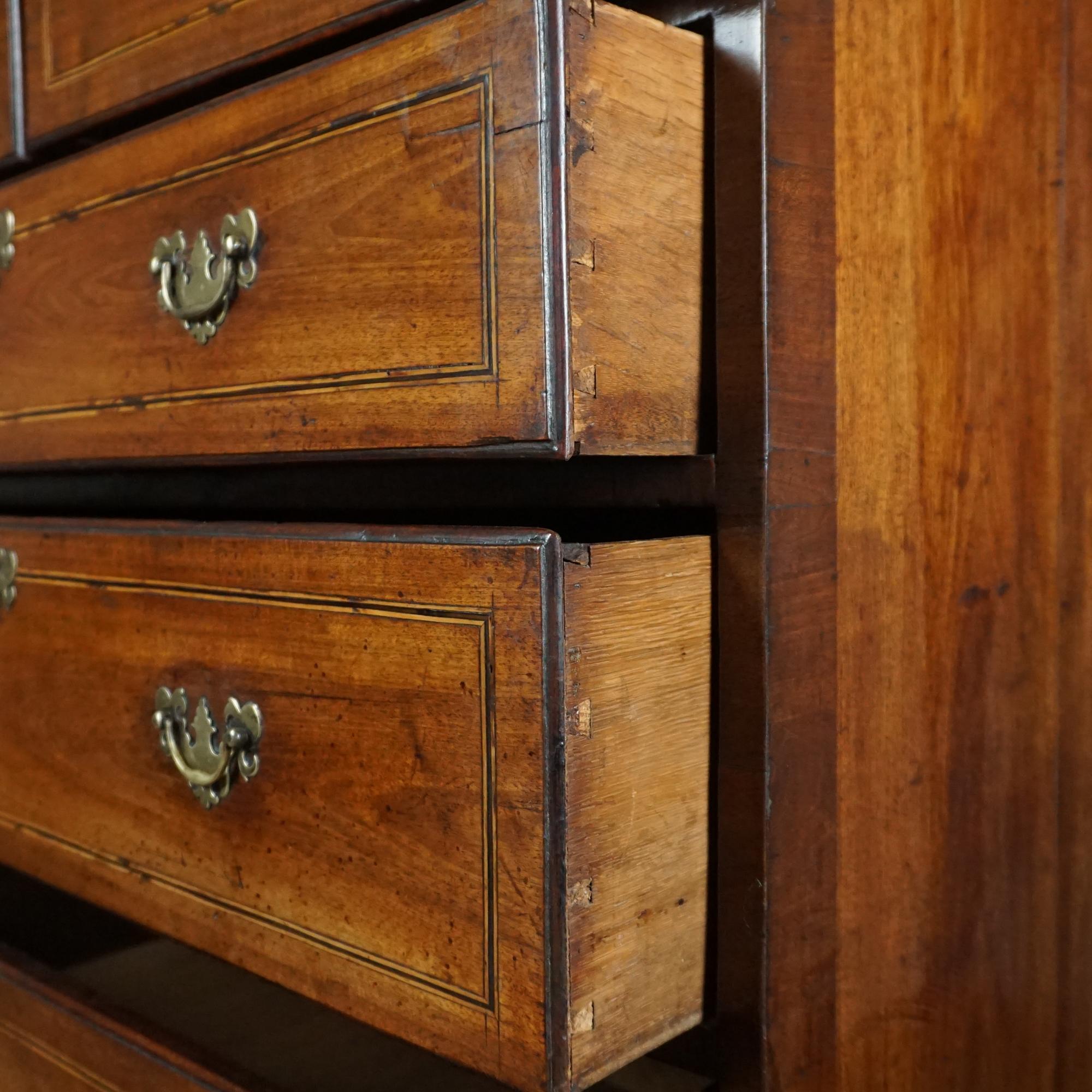 A George II Walhut Chest on Stand Circa 1730 For Sale 4