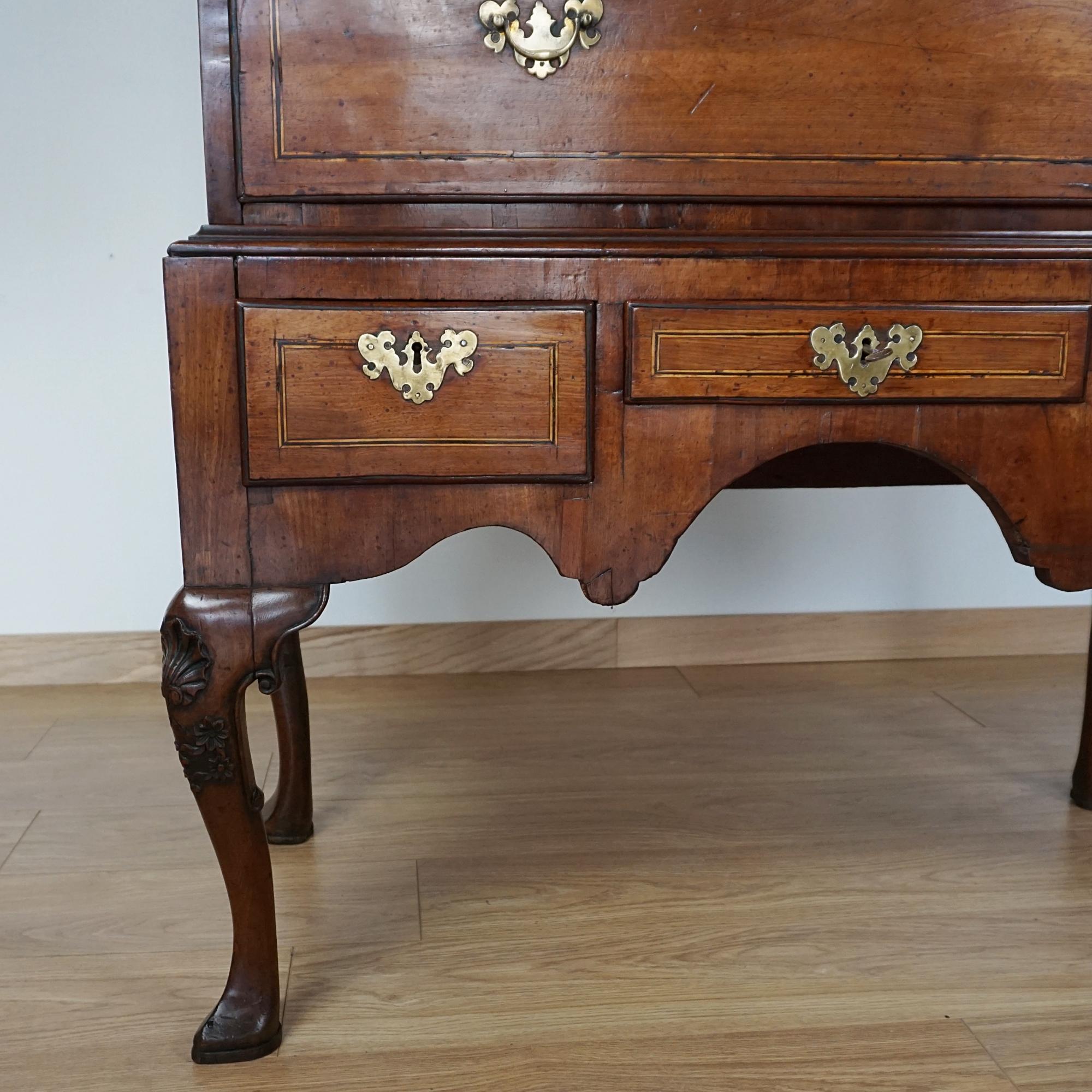 Mid-18th Century A George II Walhut Chest on Stand Circa 1730 For Sale