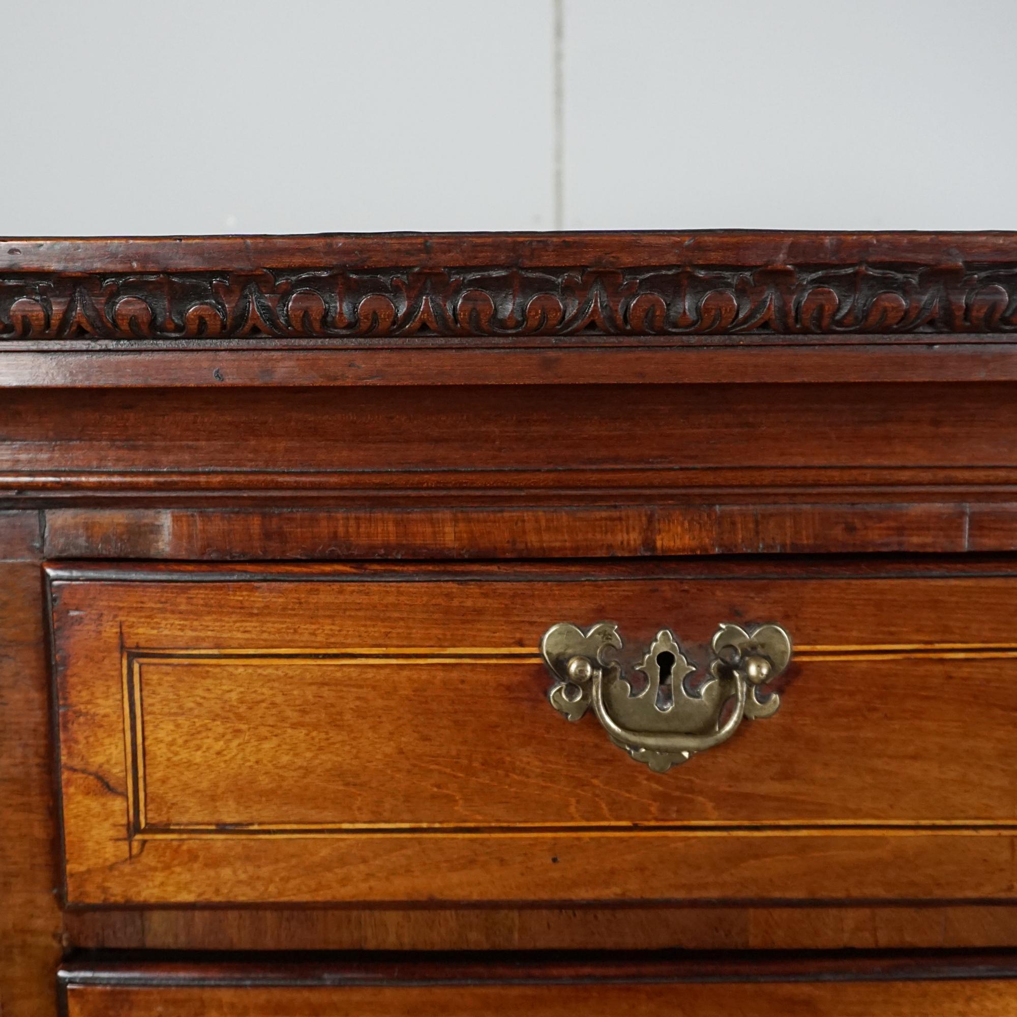 Walnut A George II Walhut Chest on Stand Circa 1730 For Sale