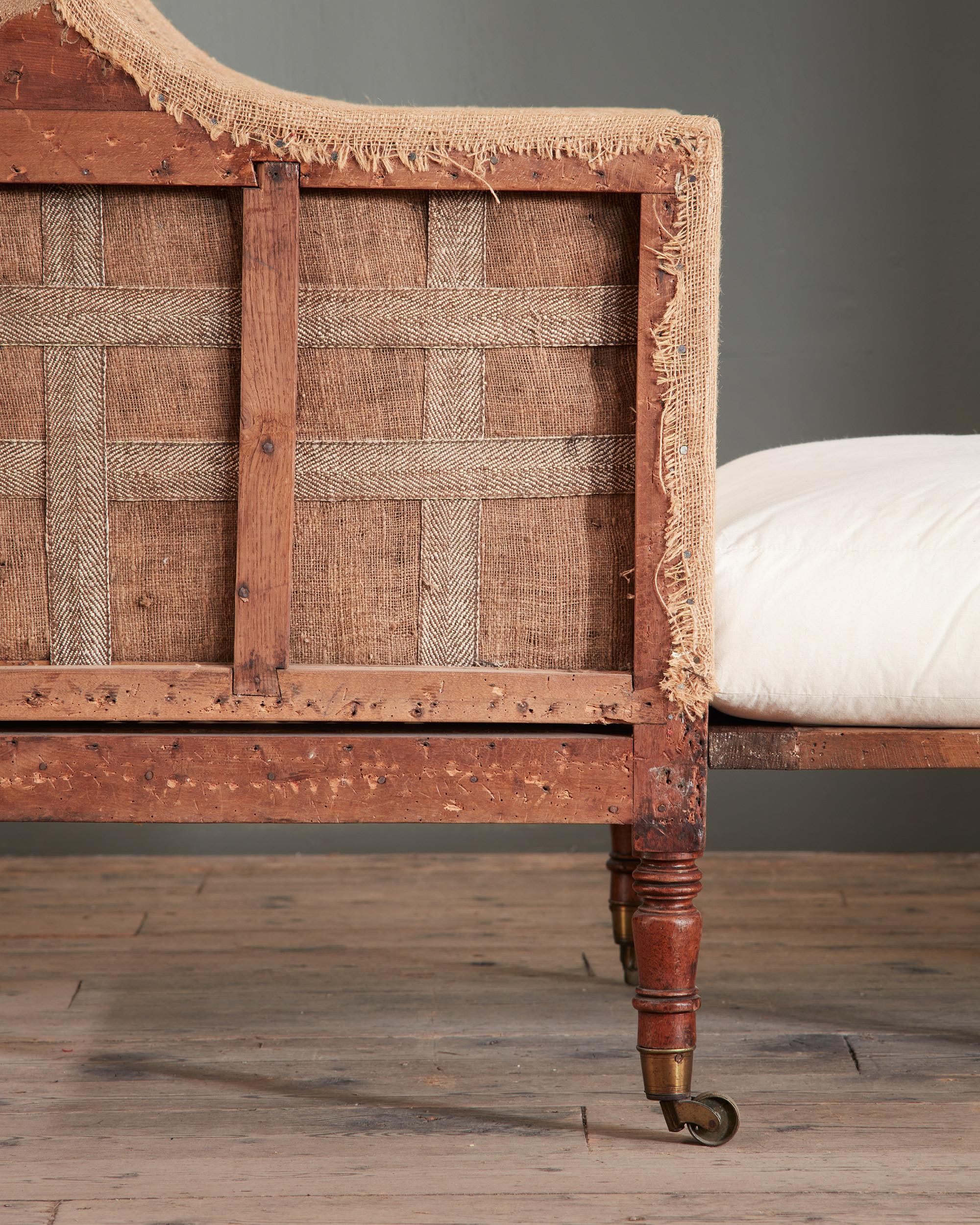 English A George III Campaign Chair Folding Daybed, by Thomas Butler