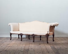 A George III Carved Mahogany Sofa