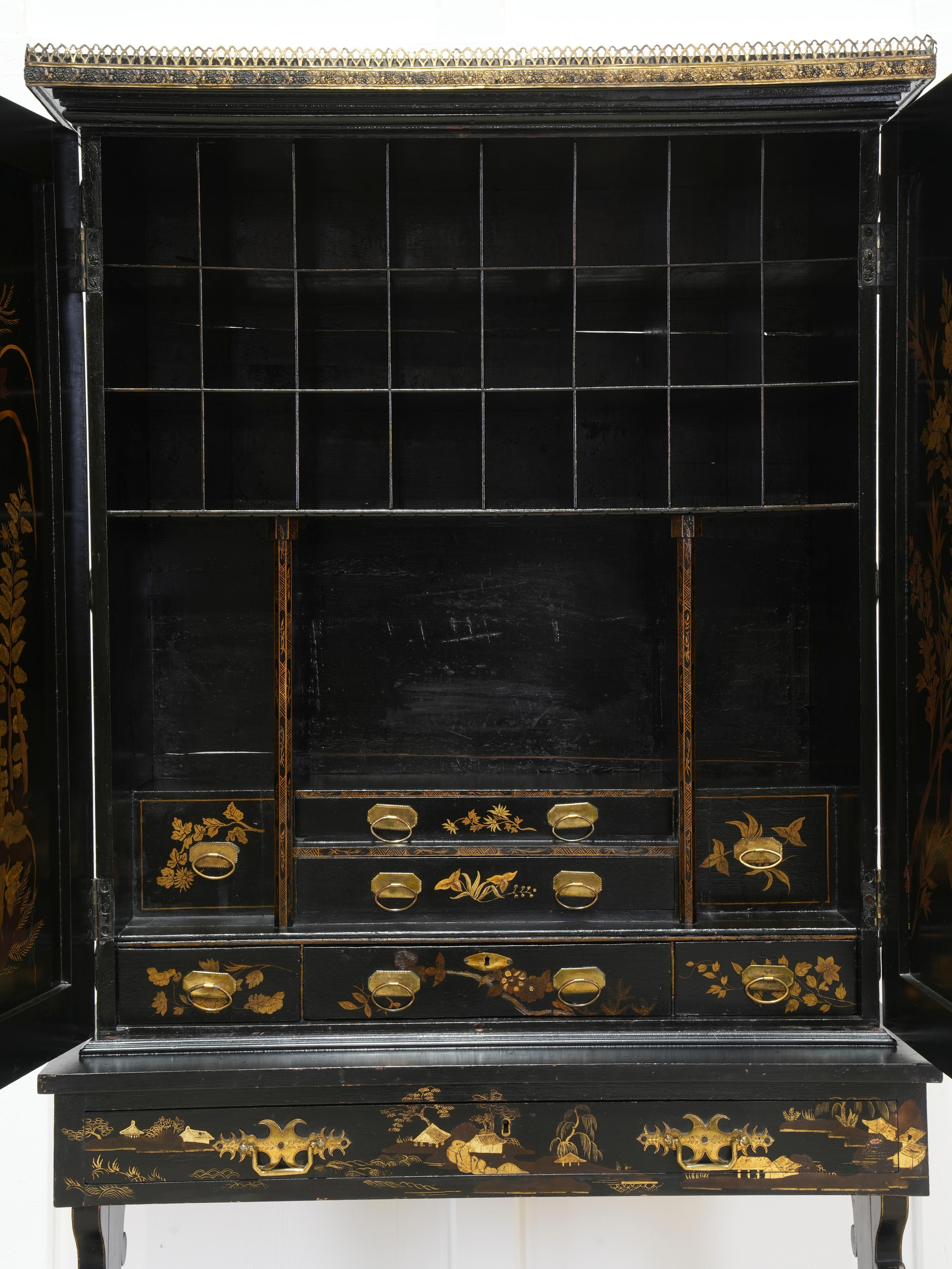 A George III Chinese Export Cabinet on Stand 1