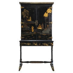 A George III Chinese Export Cabinet on Stand