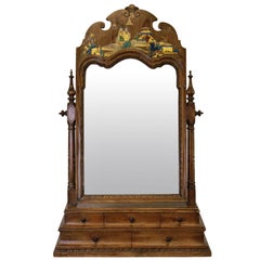 George III Chinoiserie Dressing Mirror