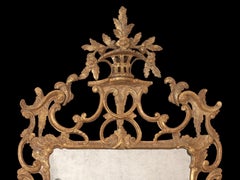 George III Chippendale Giltwood Mirror