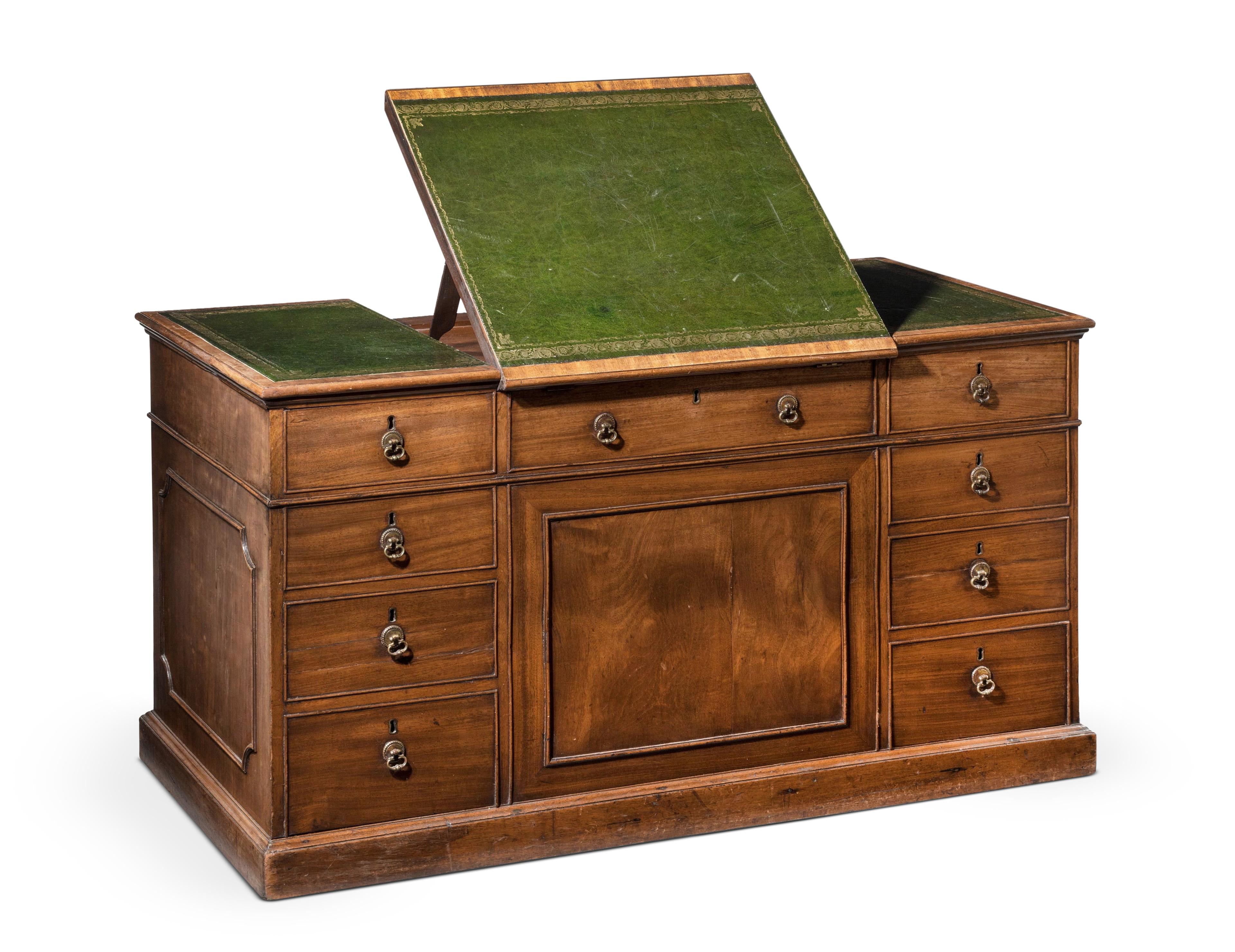 English A George III Chippendale Period Writing Desk For Sale