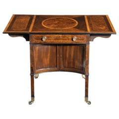 George III Chippendale-Style Satinwood Pembroke Table