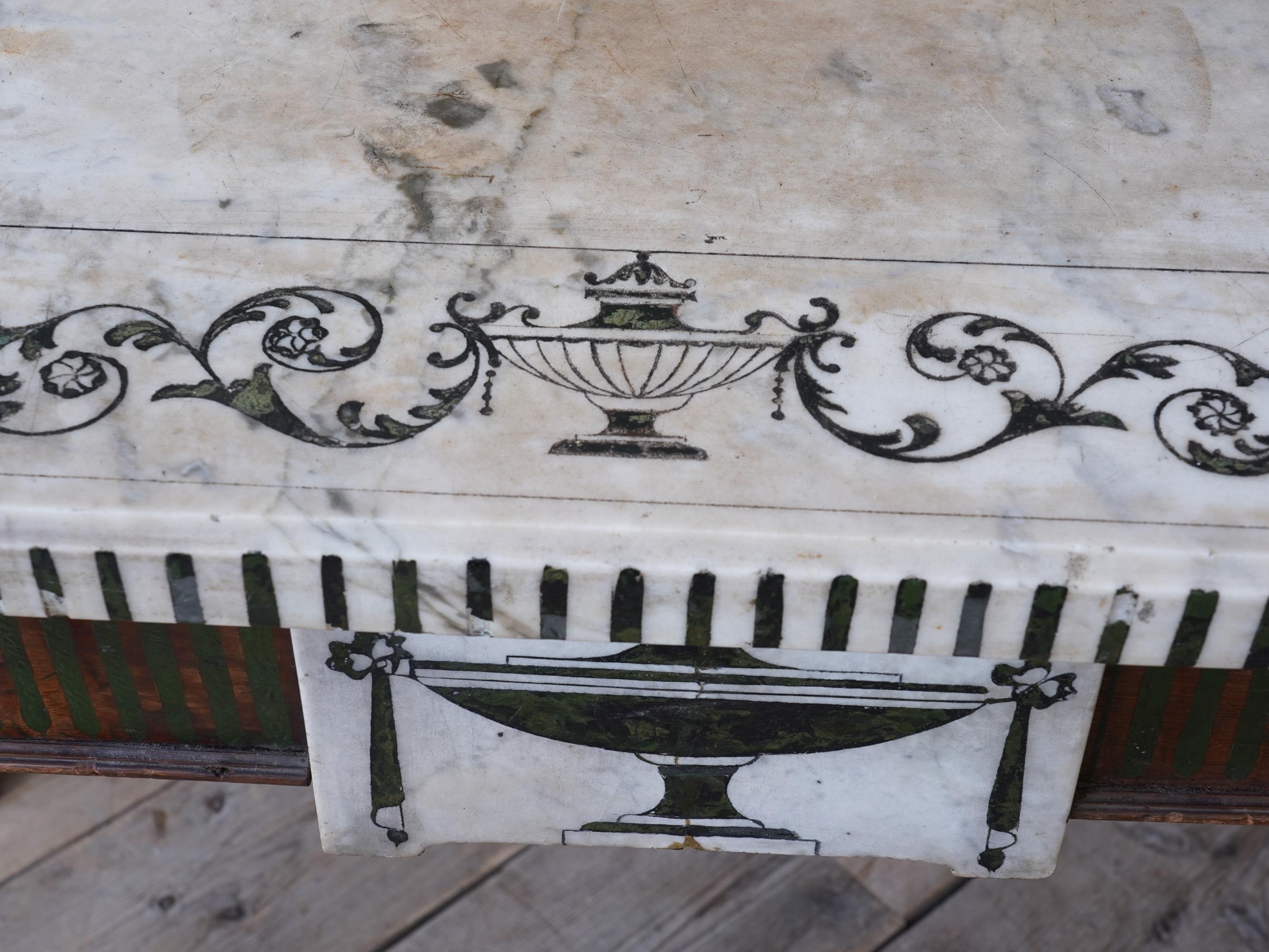 George III Console Table in the Manner of Pietro Bossi 6