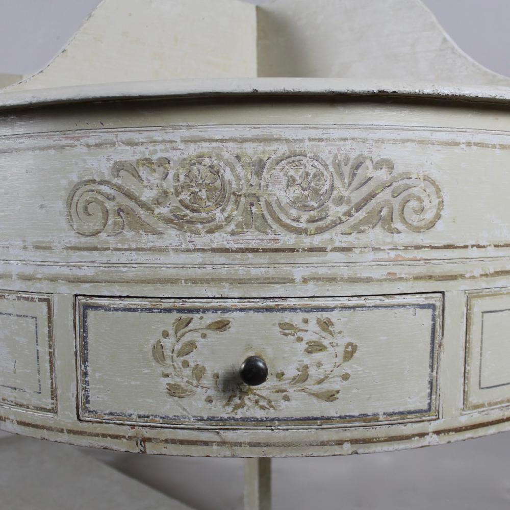 Neoclassical George III Country House, Original Painted Pine, Dressing Table or Washstand