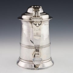 A George III Domed Lid Sterling Silver Tankard London, 1771