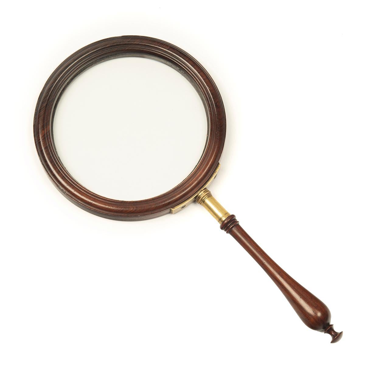 19th Century George III Gallery Magnifying Glass For Sale