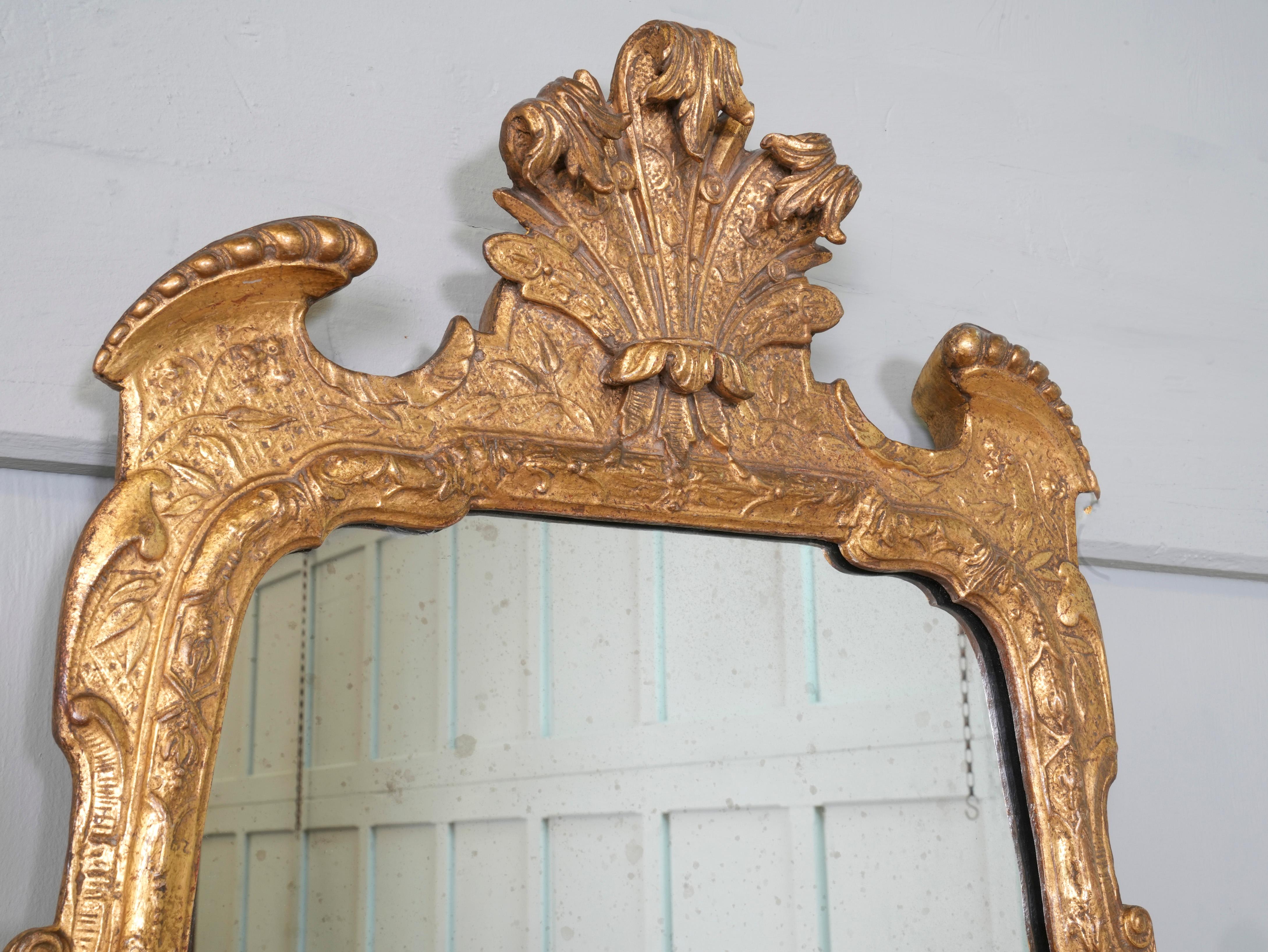 George III Giltwood & Gesso Mirror 1