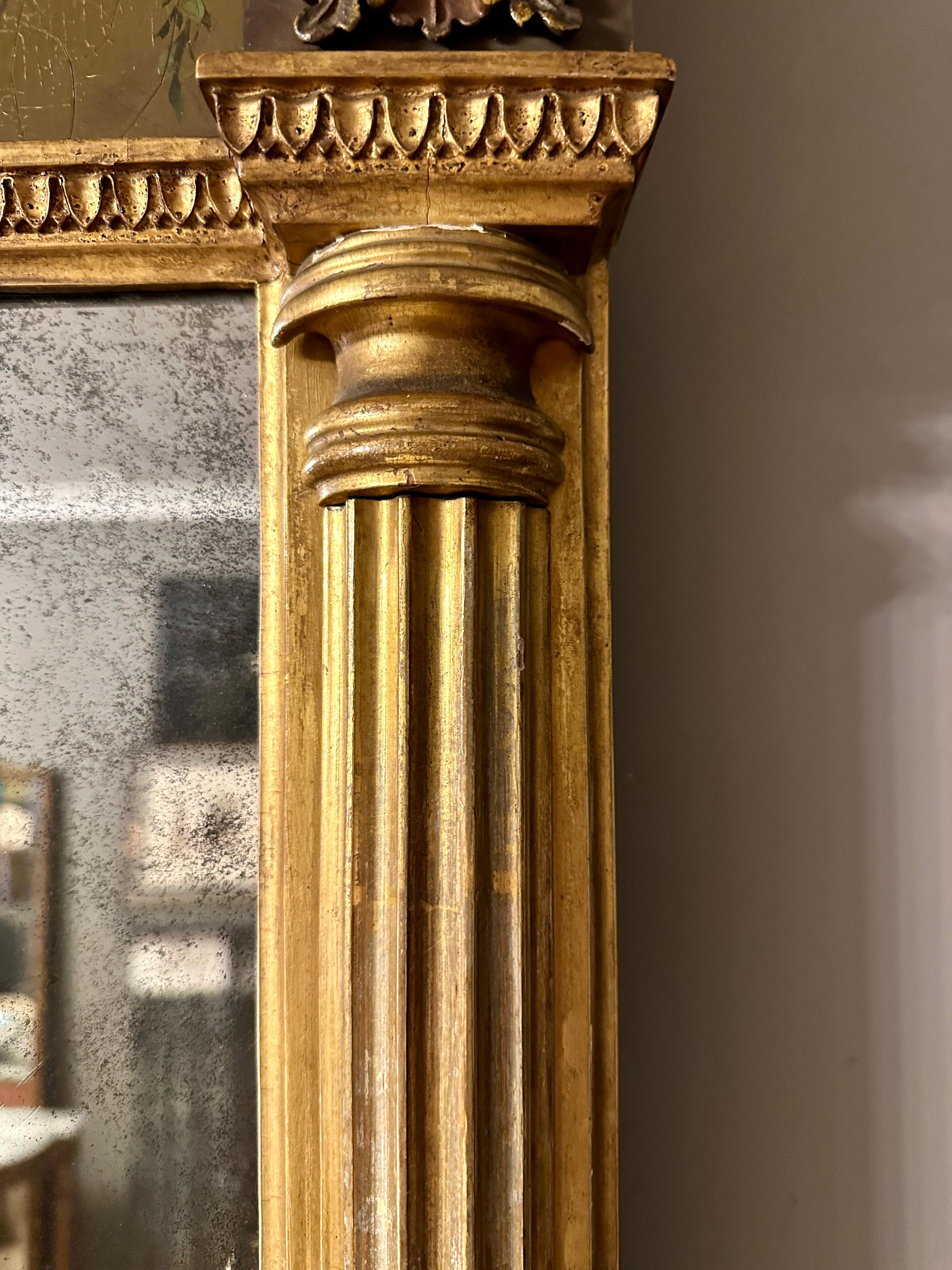 Miroir à trumeau en or doré de George III en vente 5