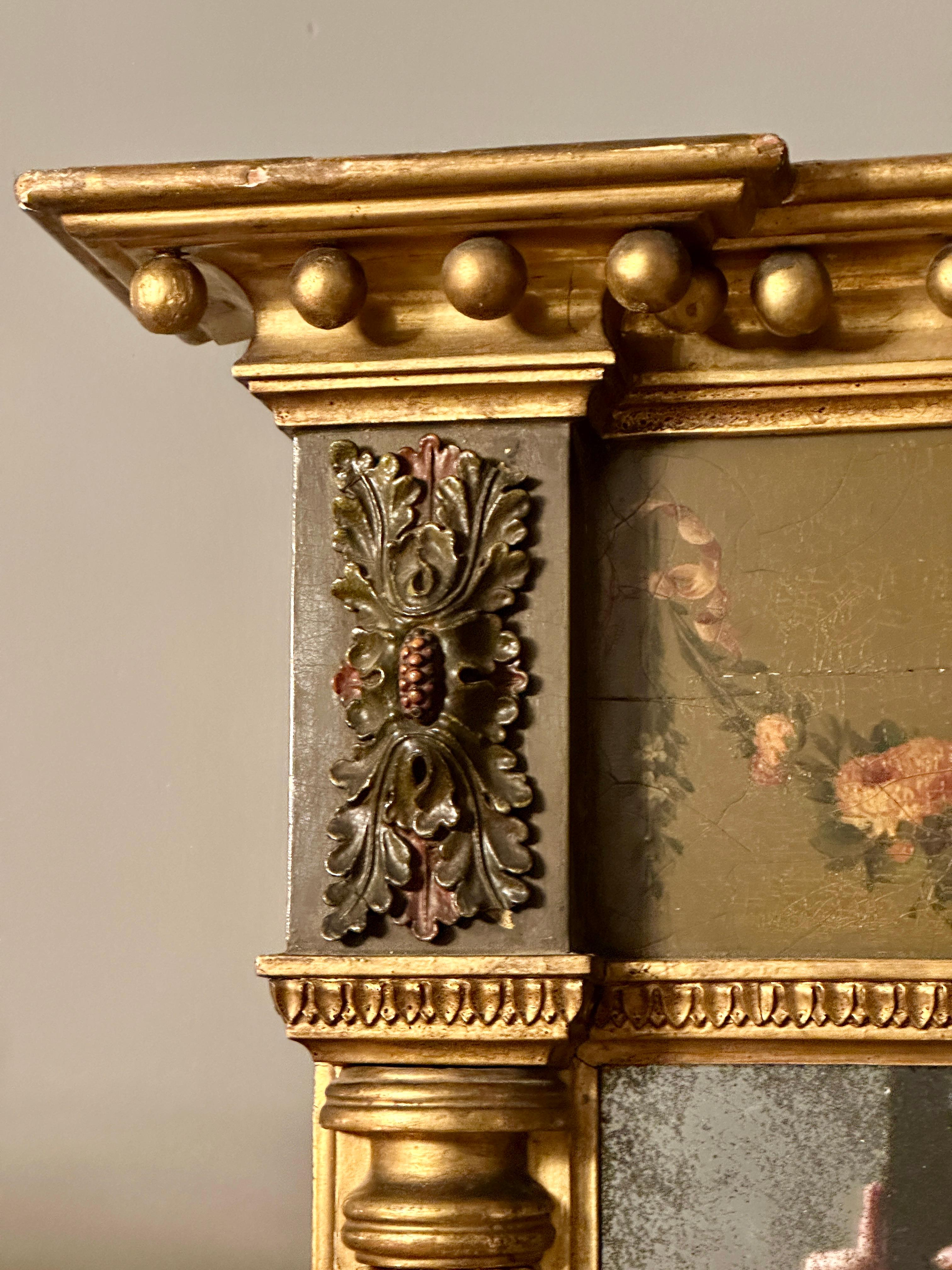 Miroir à trumeau en or doré de George III en vente 7