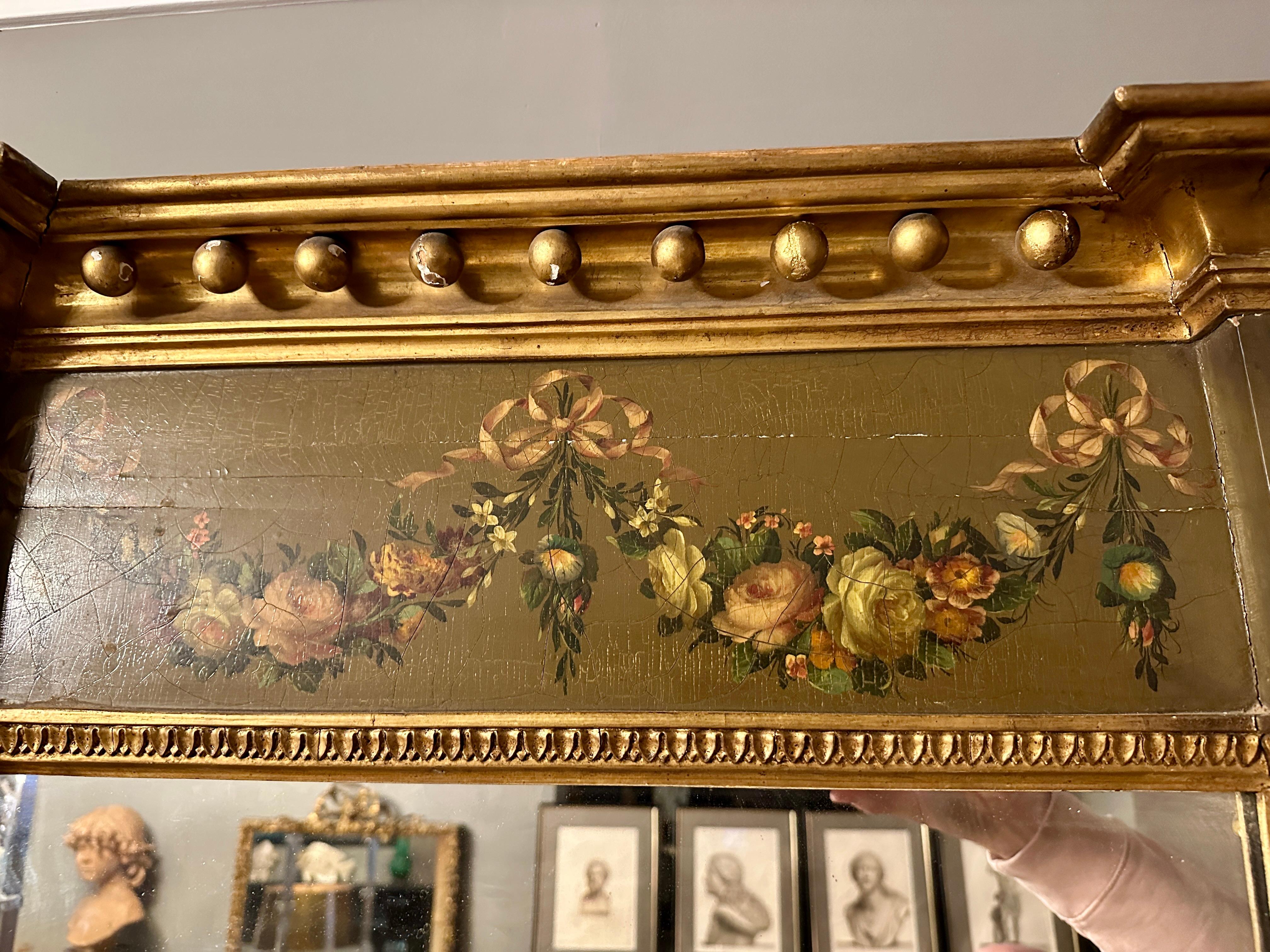 Miroir à trumeau en or doré de George III en vente 1