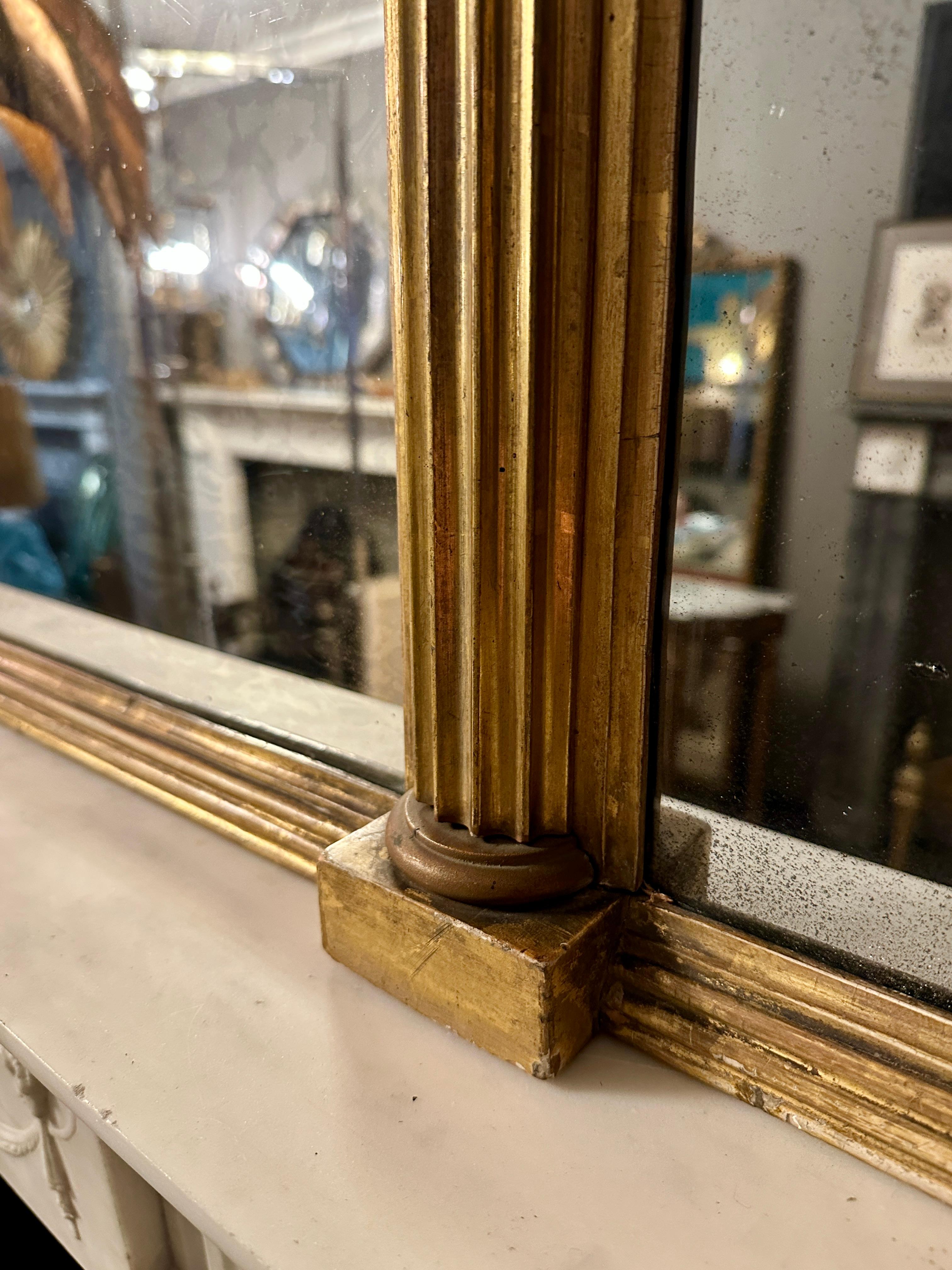 Miroir à trumeau en or doré de George III en vente 3