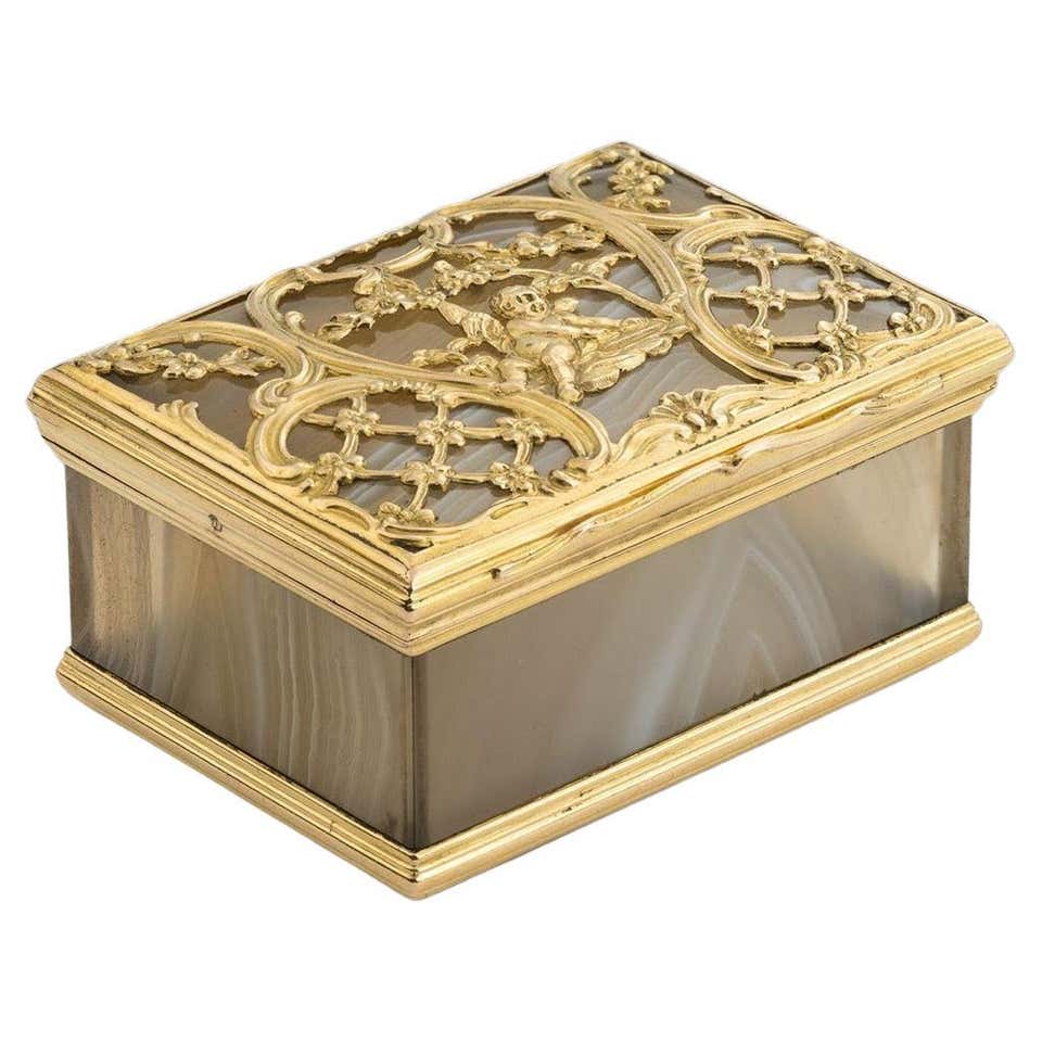 Gold Boxes - 333 For Sale at 1stDibs | gold boxes for sale, antique ...