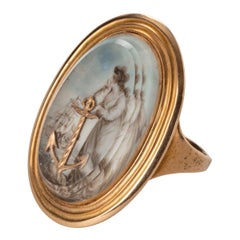 George III Gold Ring Depicting ‘Hope’